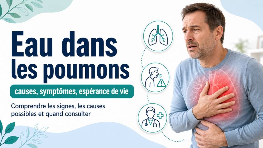 eau dans les poumons