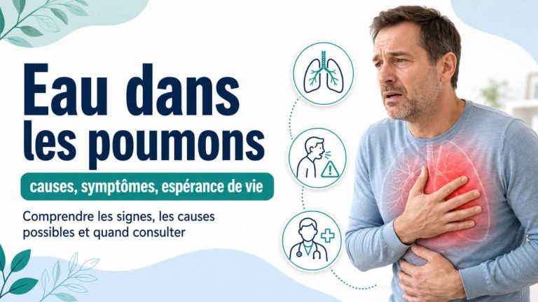 eau dans les poumons