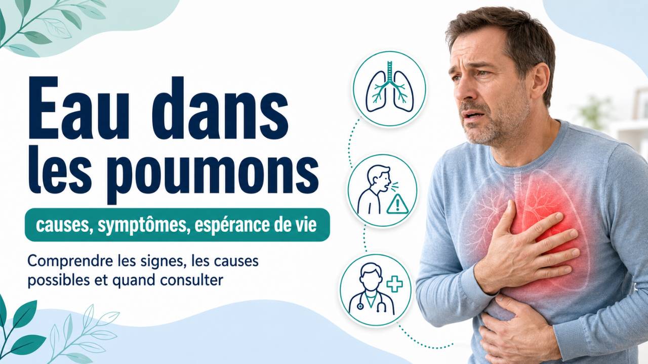 eau dans les poumons