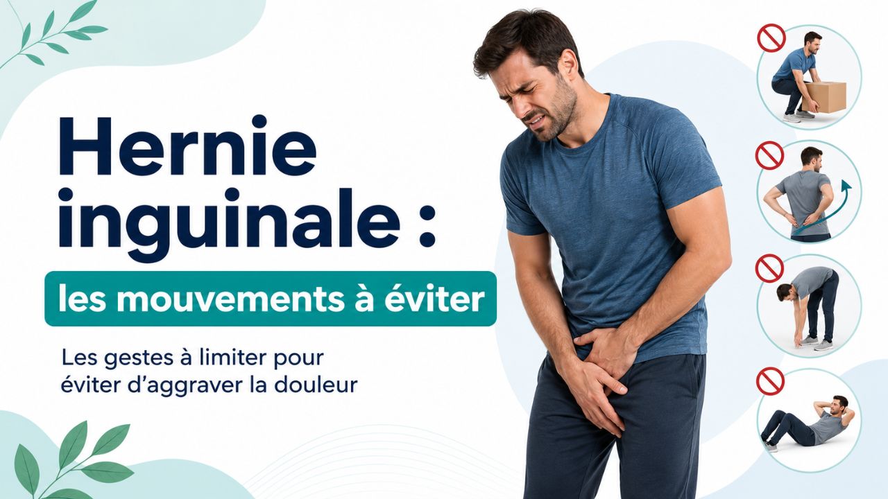 hernie inguinale les mouvements à éviter