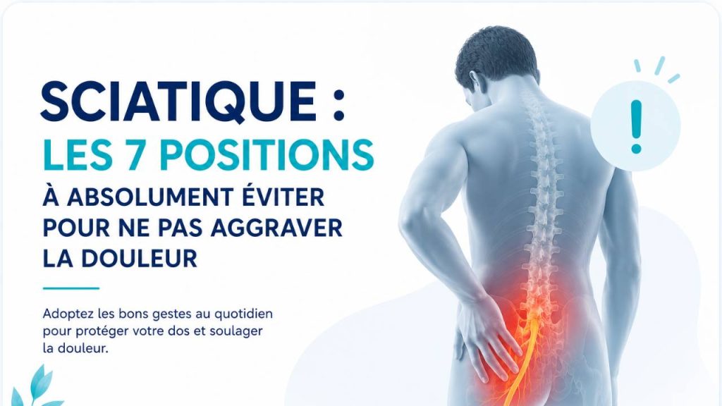 sciatique 7 positions a eviter