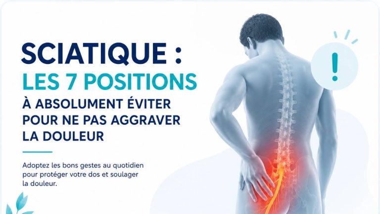 sciatique 7 positions a eviter