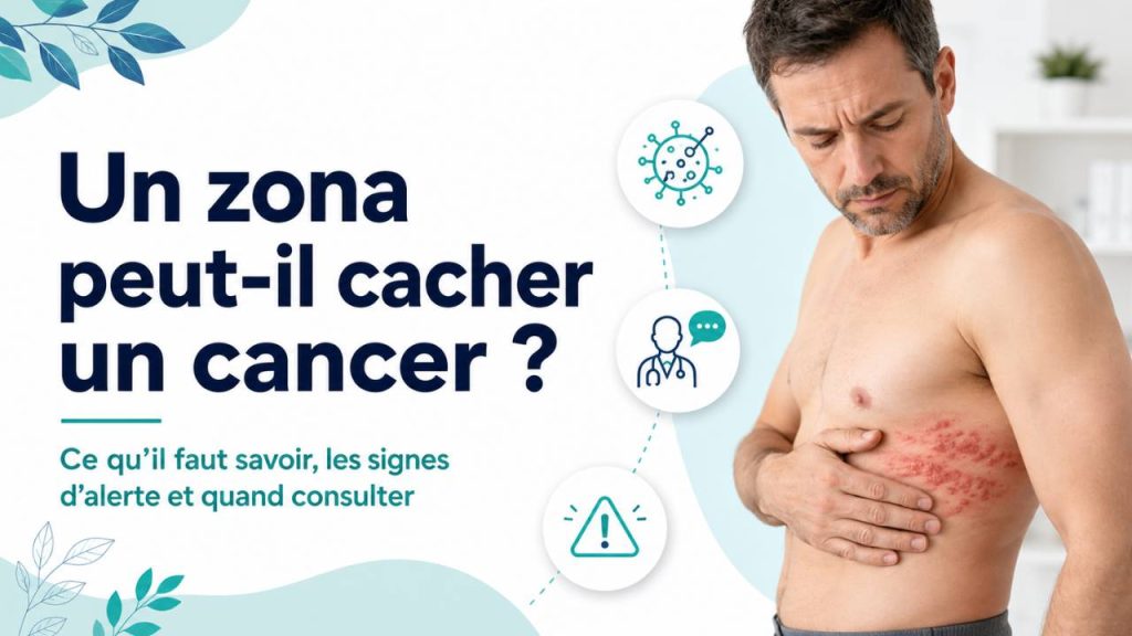 le zona peut-il cacher un cancer