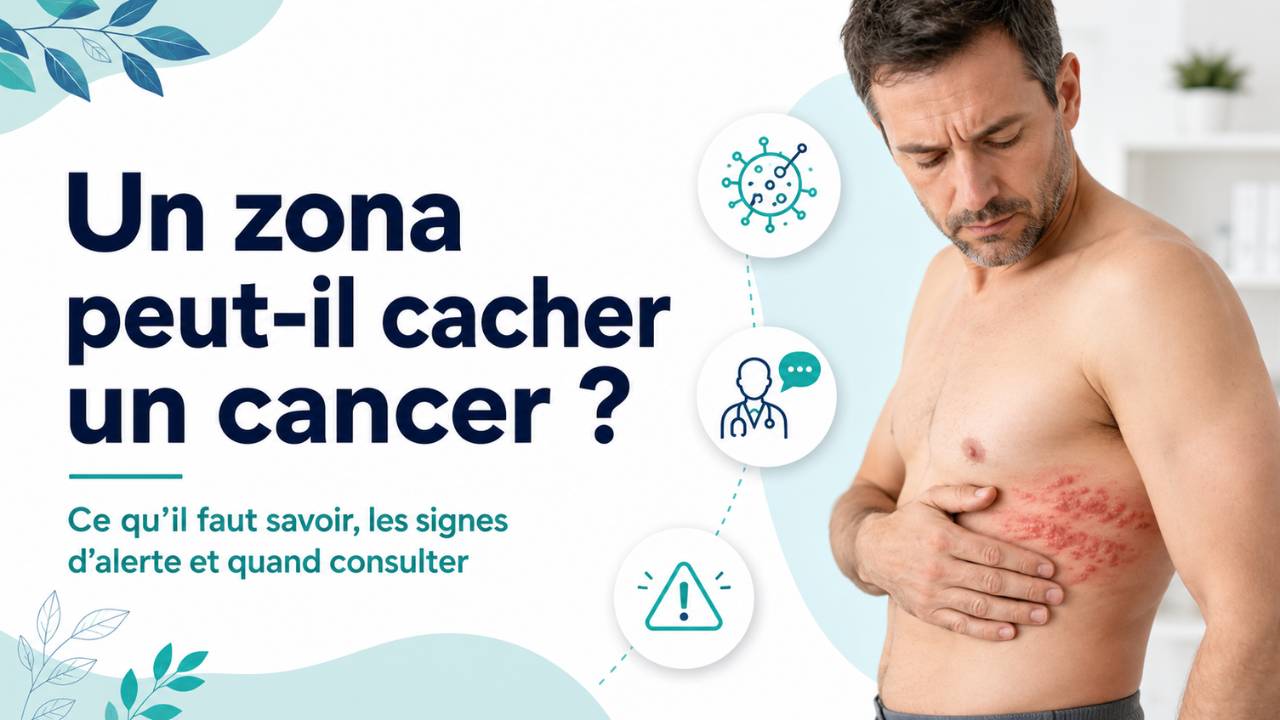 le zona peut-il cacher un cancer