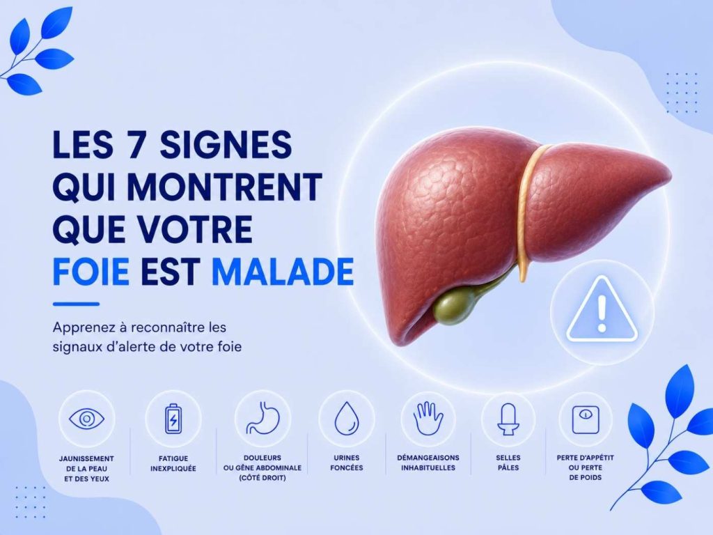 7 signes qui montrent que votre foie malade