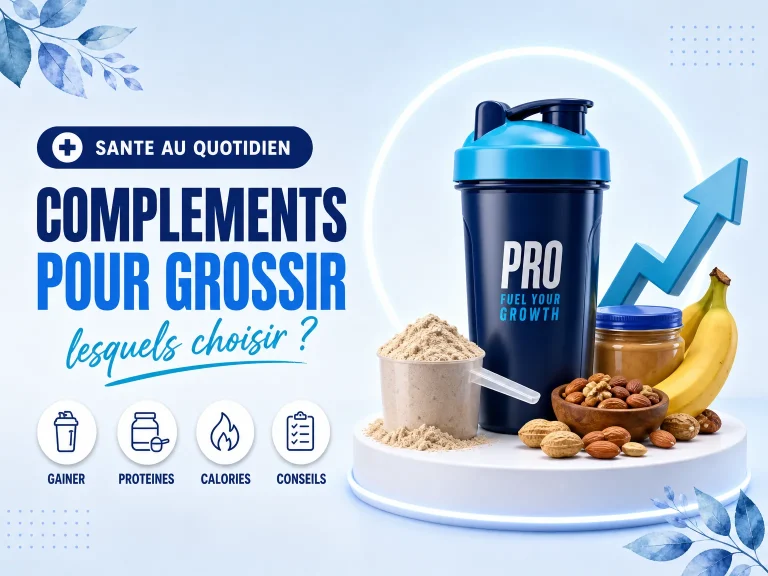 Complément alimentaire pour grossir : gainer, protéines et aliments hypercaloriques