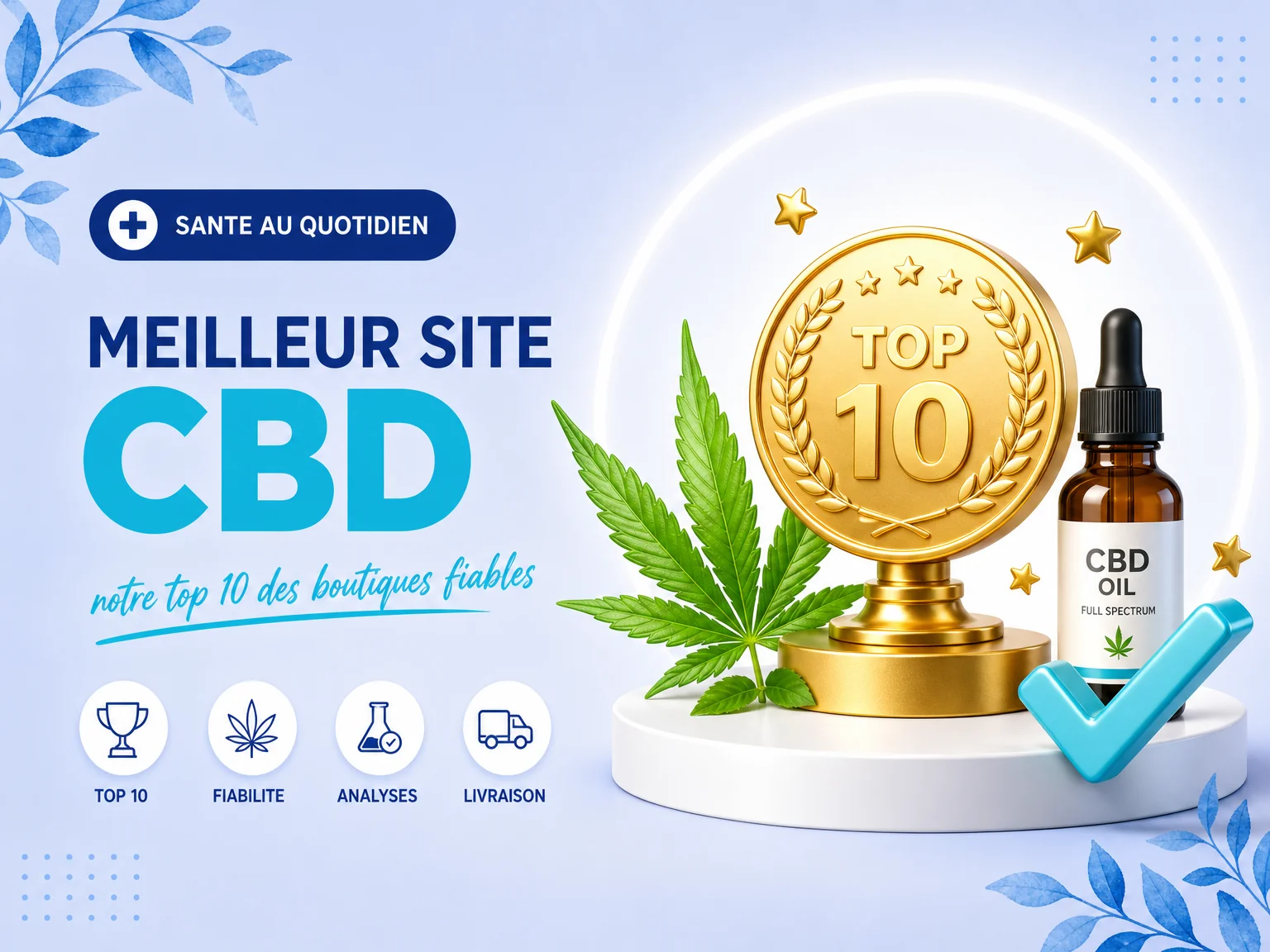 Meilleur site CBD 2026 : notre classement des meilleurs sites