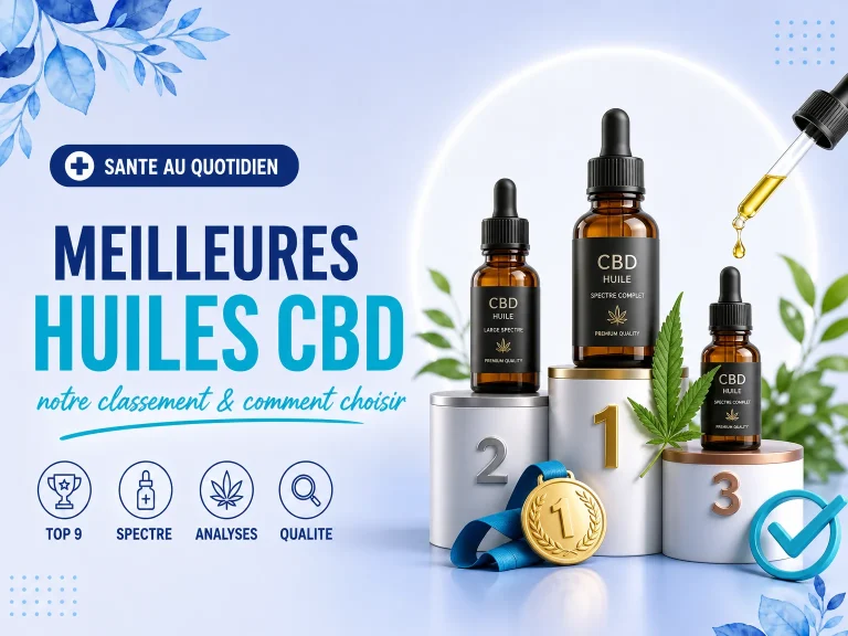 Meilleure huile CBD : notre classement 2026 des meilleures huiles