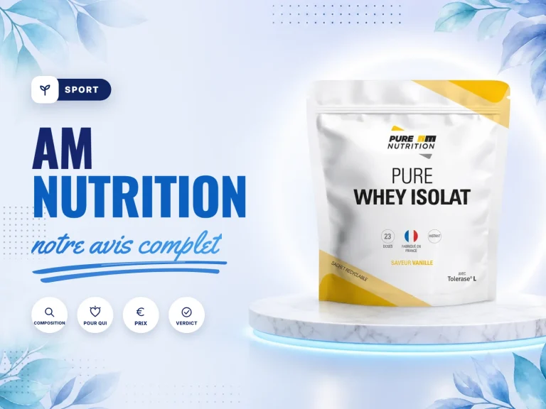 AM Nutrition avis, test de la whey française