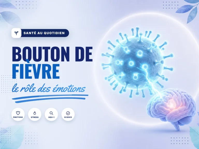 bouton de fièvre et cause émotionnelle : symbolique et virus HSV-1