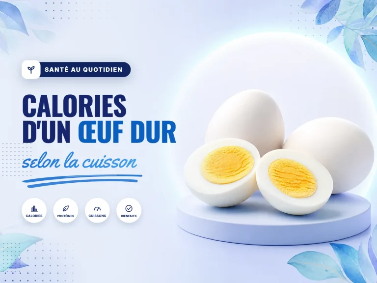 Calories et valeur nutritionnelle d'un œuf dur