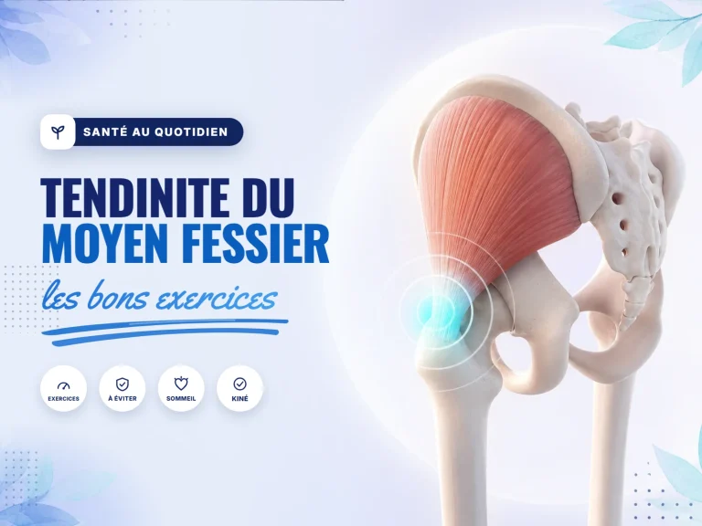 tendinite du moyen fessier : la douleur sur le côté de la hanche