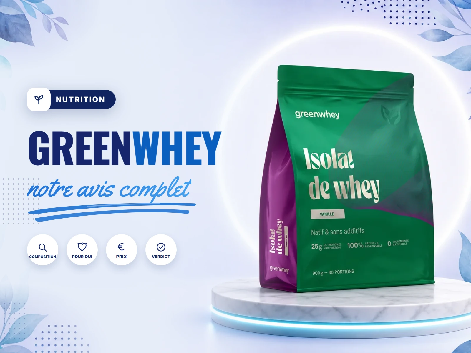 GreenWhey avis, la whey bio française passée au crible
