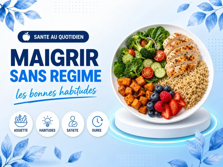 Maigrir sans régime : une assiette équilibrée et de bonnes habitudes au quotidien