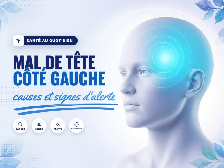 Mal de tête du côté gauche : causes et signification