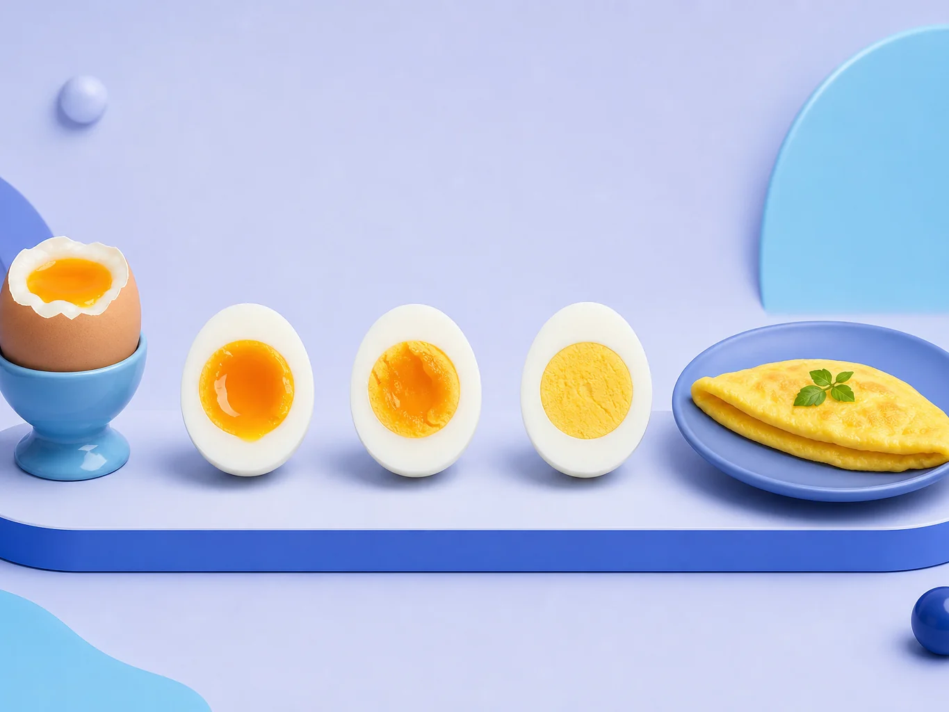 Calories de l'œuf selon la cuisson, du dur à l'omelette