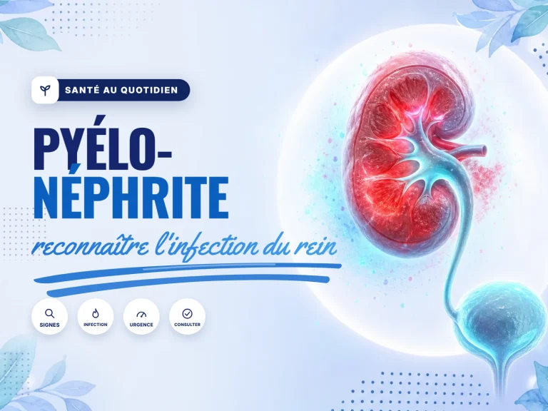 Symptômes de la pyélonéphrite, une infection du rein