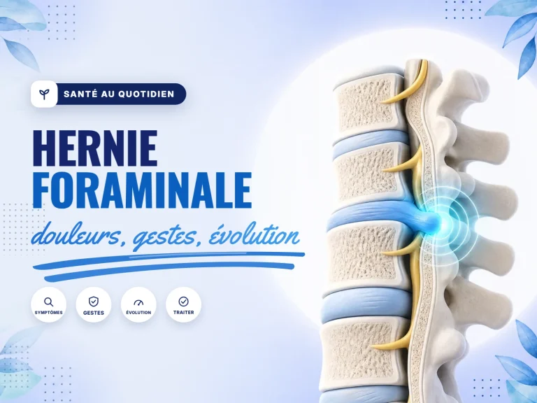vivre avec une hernie foraminale : douleurs et gestes au quotidien