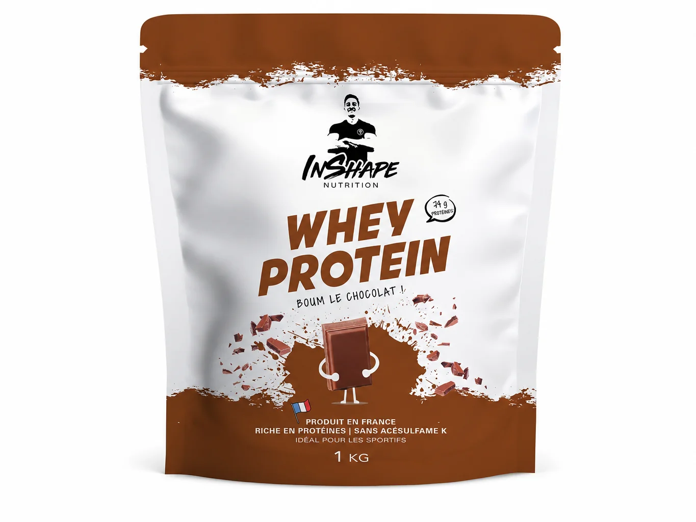 whey Inshape Nutrition, pot officiel