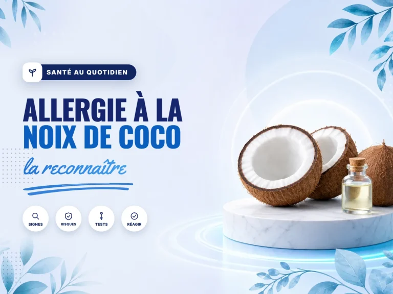 allergie à la noix de coco : symptômes et signes