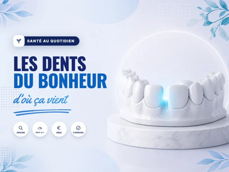 les dents du bonheur : un diastème entre les incisives supérieures