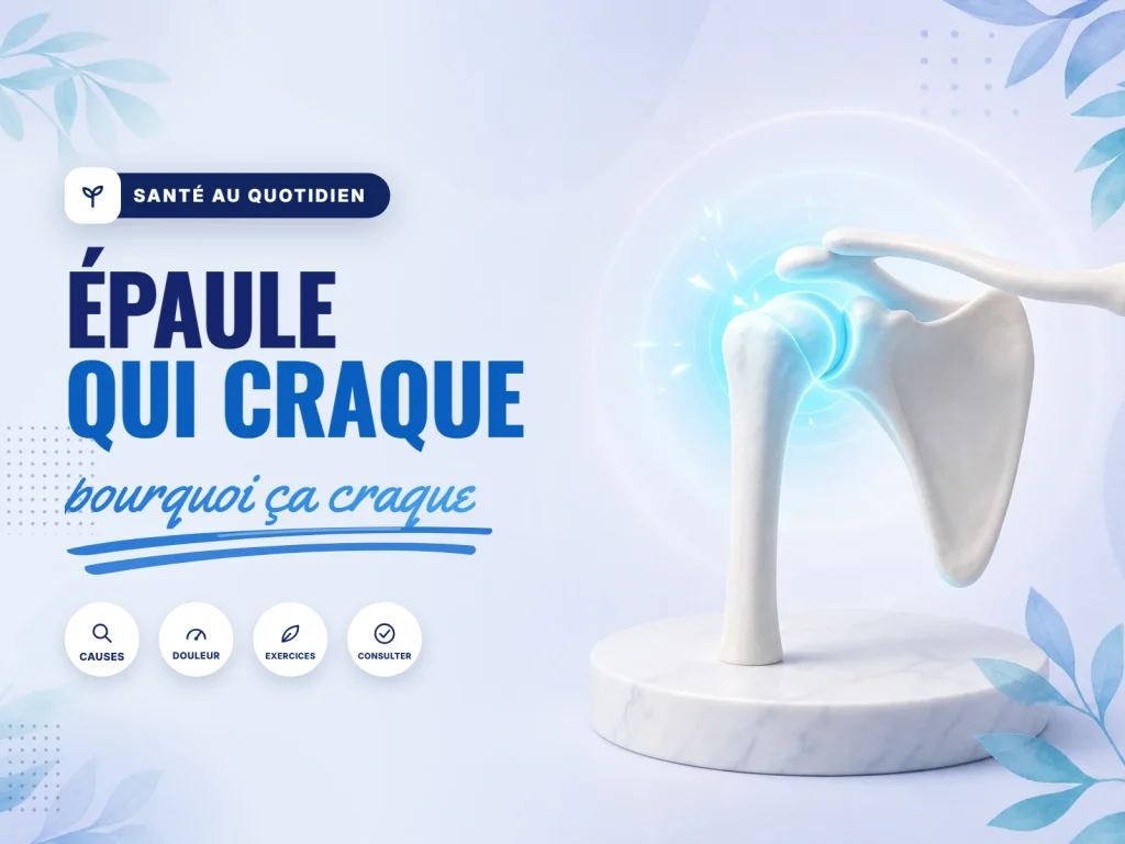 épaule qui craque : causes et quand consulter