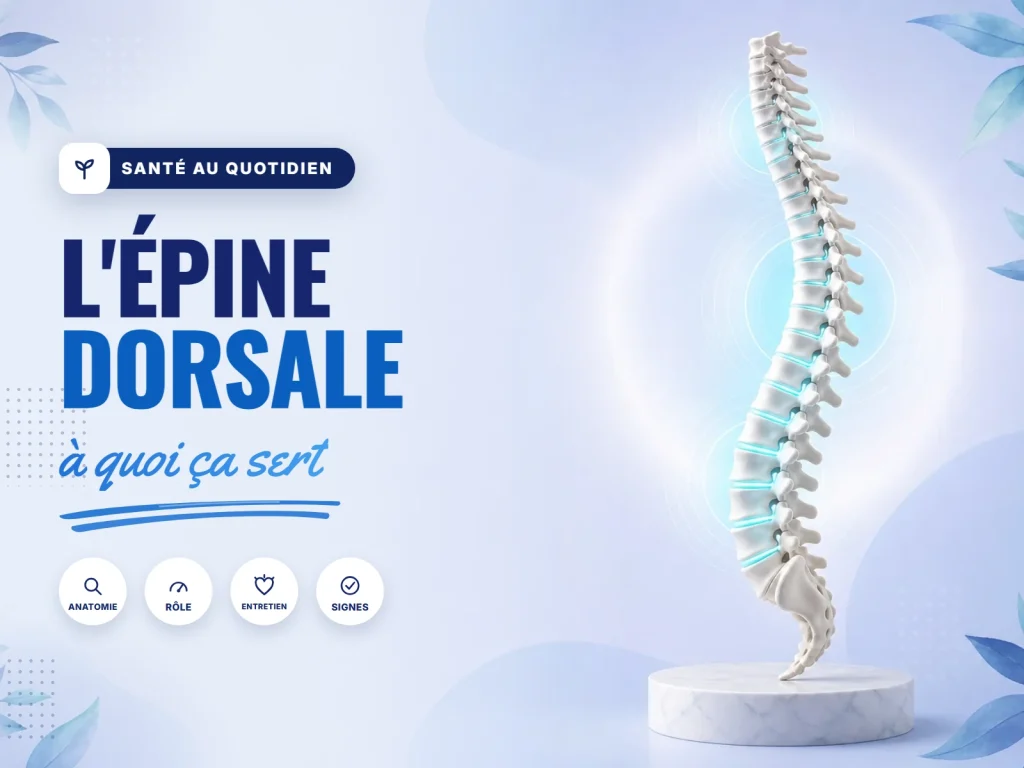 épine dorsale (colonne vertébrale) : les cinq étages de vertèbres