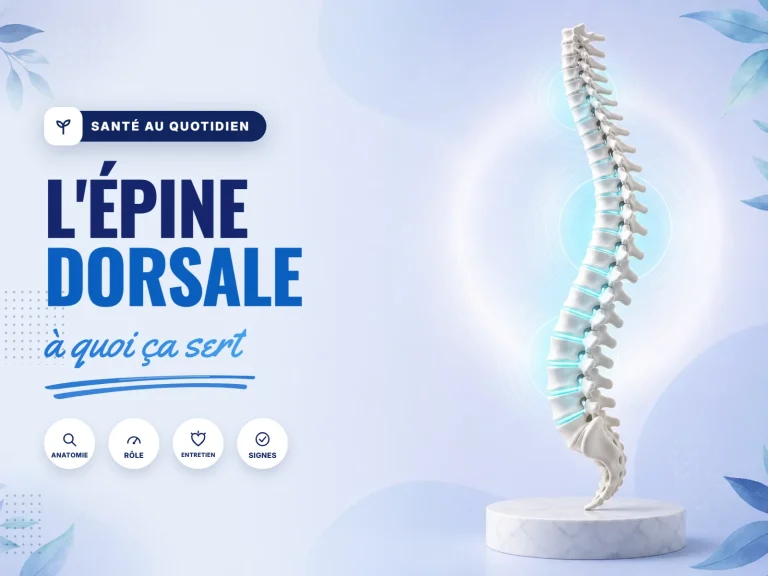 épine dorsale (colonne vertébrale) : les cinq étages de vertèbres