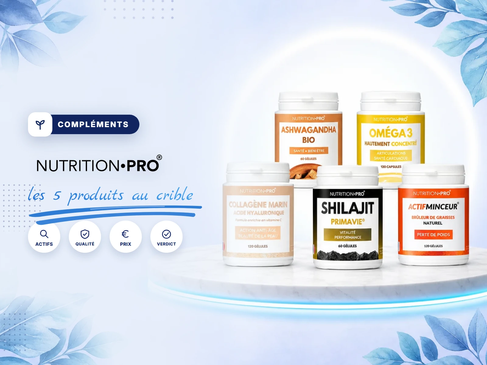 Nutrition pro avis : notre test de la marque française de compléments
